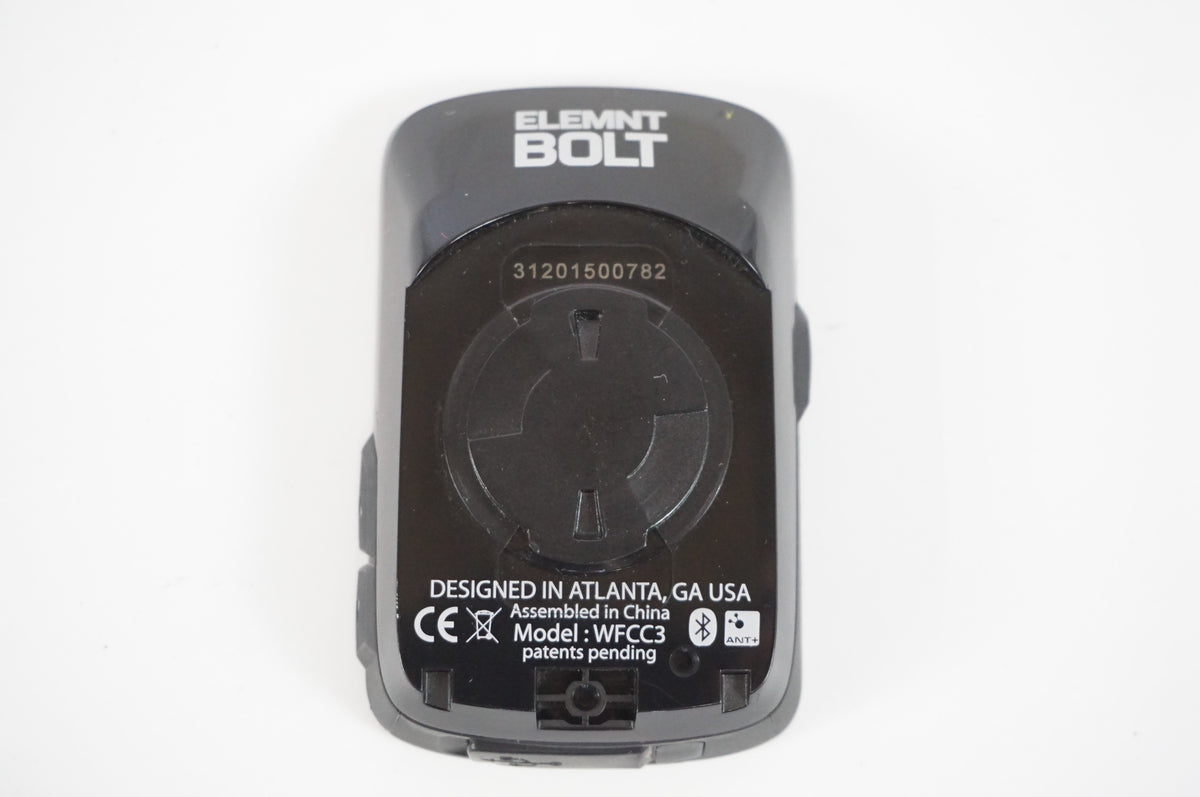 WAHOO 「ワフー」 ELEMNT BOLT サイクルコンピューター / 宇都宮店
