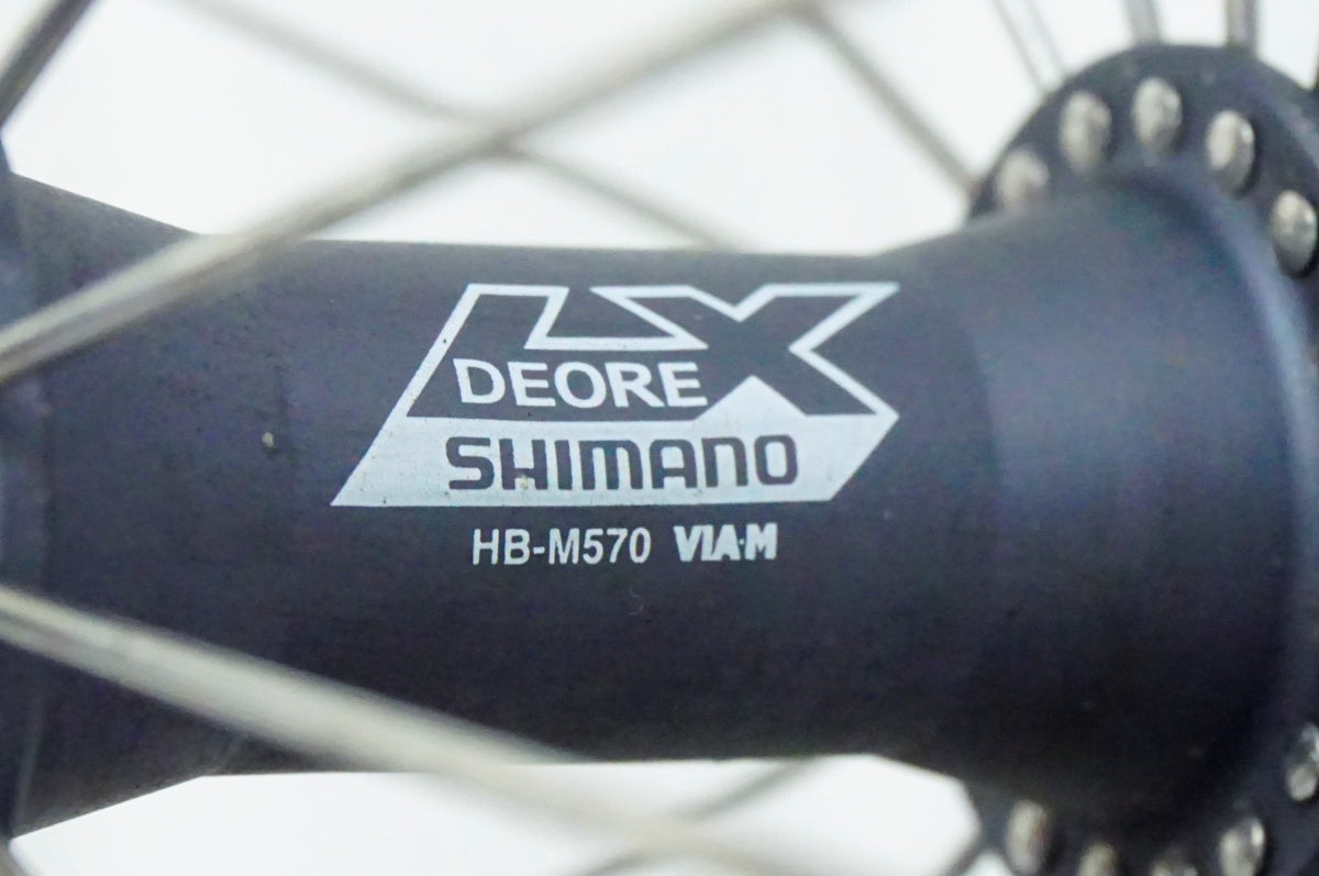 ジャンク VELO CITY 「ヴェロシティ」 VANTAGE EXPERT リム SHIMANO DEORE LXハブ SHIMANO10s ホイールセット / 名古屋大須店