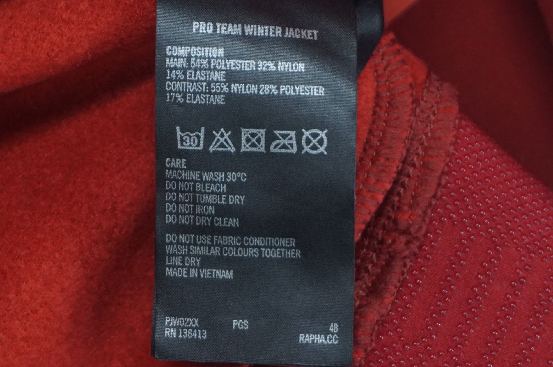 RAPHA 「ラファ」 PRO TEAM WINTER JACKET Sサイズ ジャケット / 阪急塚口店