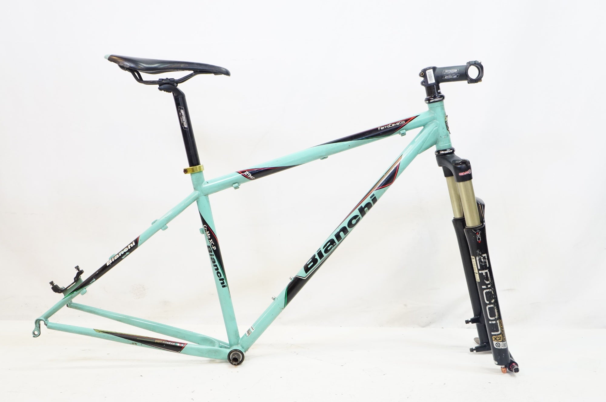 bianchi ビアンキ MTB フレーム ferra cavallo週末セール - メルカリ