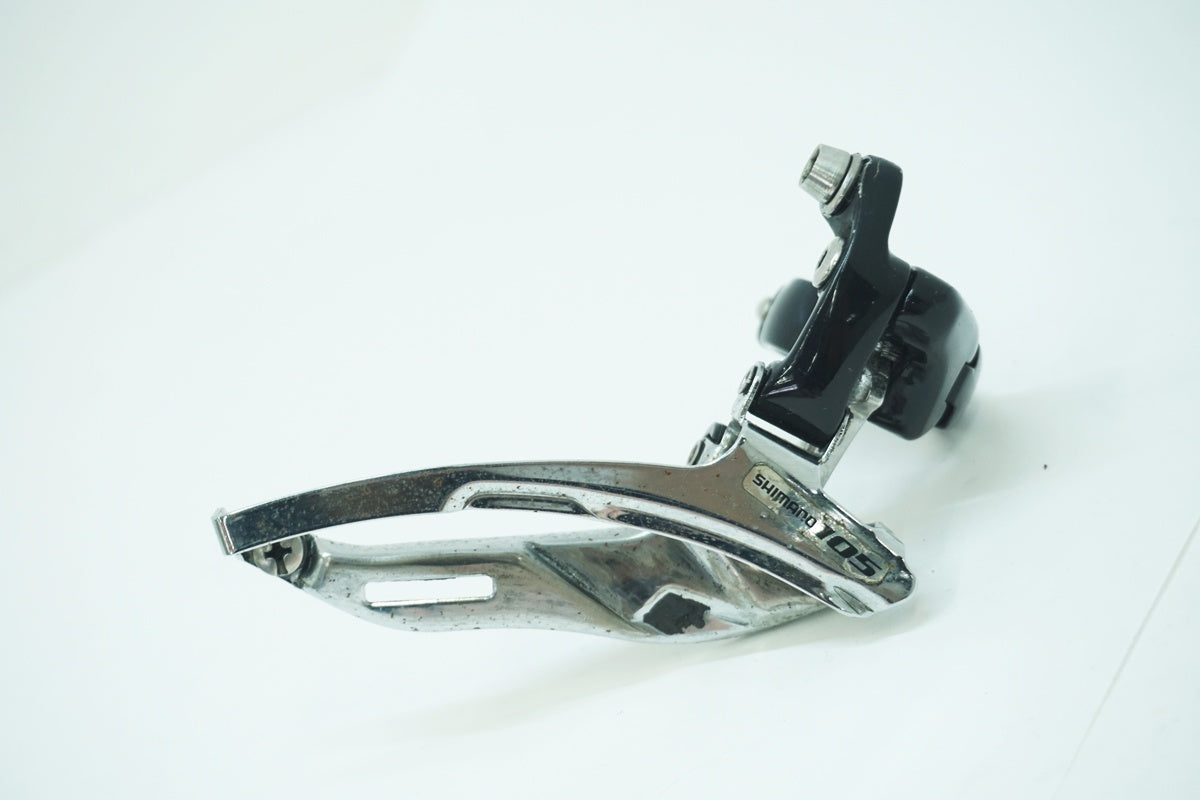自転車操業様専売品 鉄道プレート SHIMANO 「シマノ」 105 FD-5504 フロントディレイラー / 大阪美原北