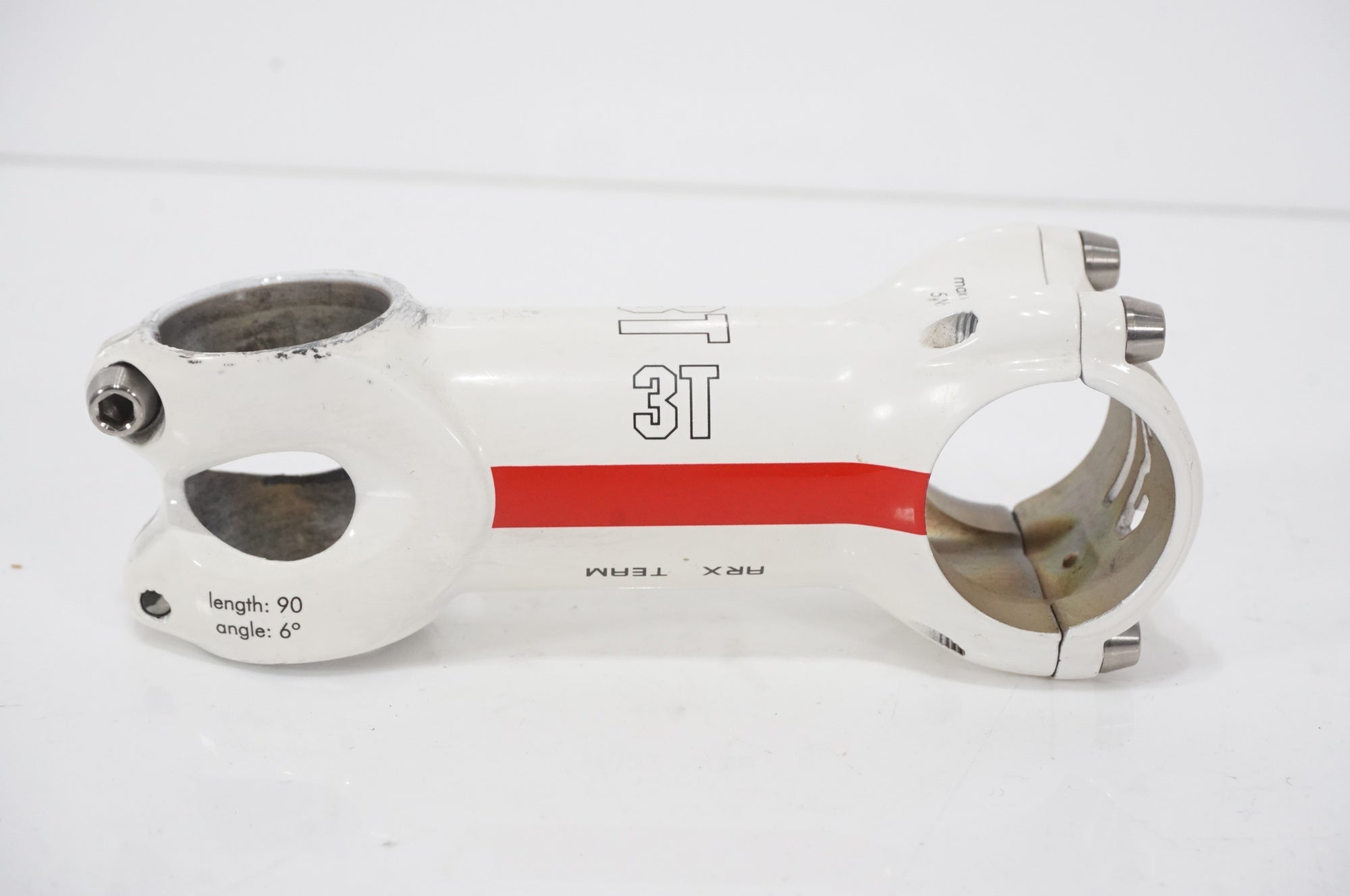 3T 「スリーティー」 ARX TEAM WHITE SERIES φ31.8 90mm ステム / AKIBA店