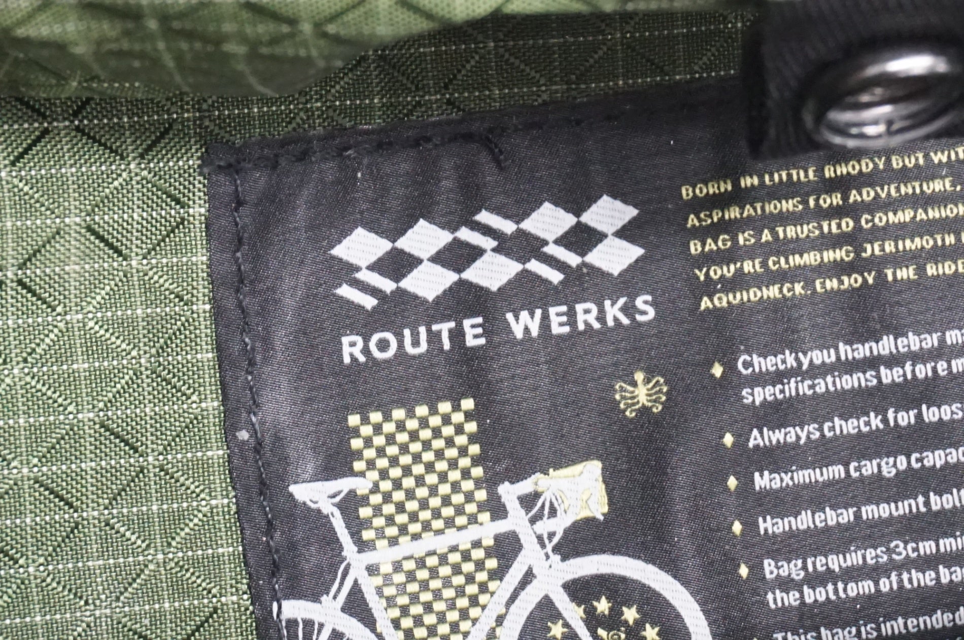ROUTE WERKS 「ルートワークス」 THE HANDLEBAR BAG ハンドルバーバッグ / 福岡店