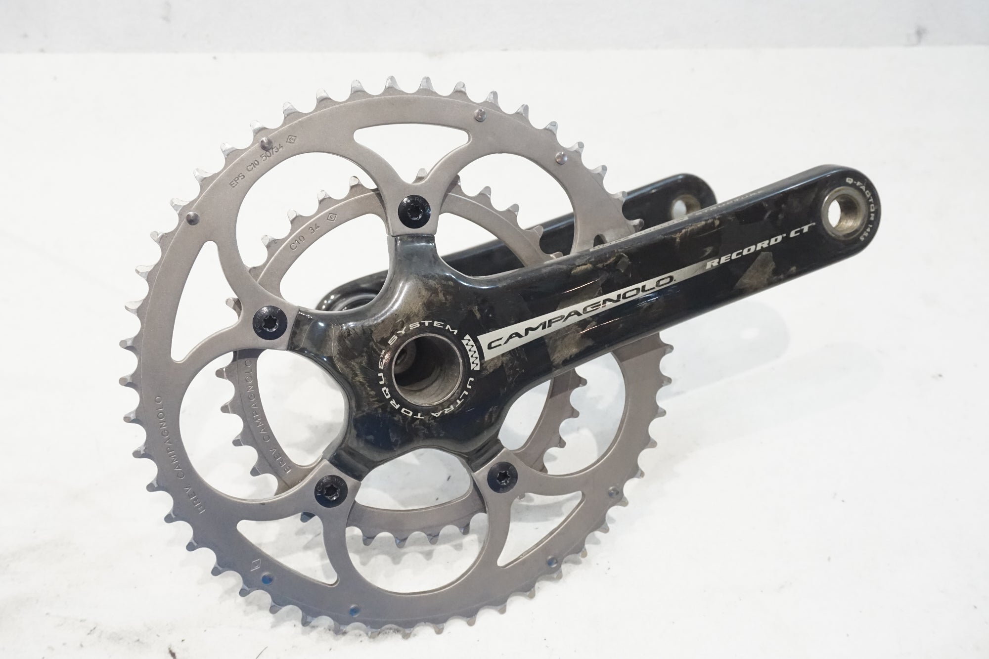 カンパニョーロ　コーラスカーボンクランク　CT 170ミリ 中古)Campagnolo (カンパニョーロ) CHORUS コーラス 170mm 50