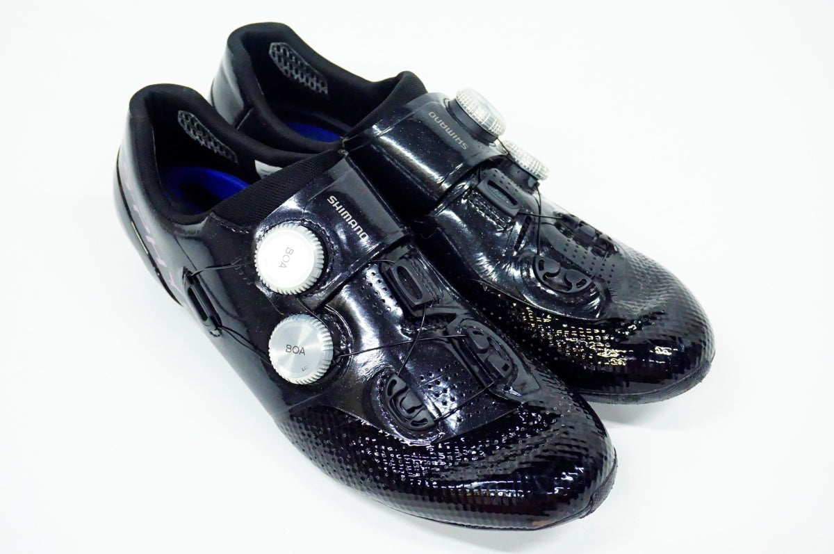 Shimano SH-RC900自転車シューズ 黒 シマノロードシューズ S-PHYRE RC9 SH-RC900インプレ-自転車は