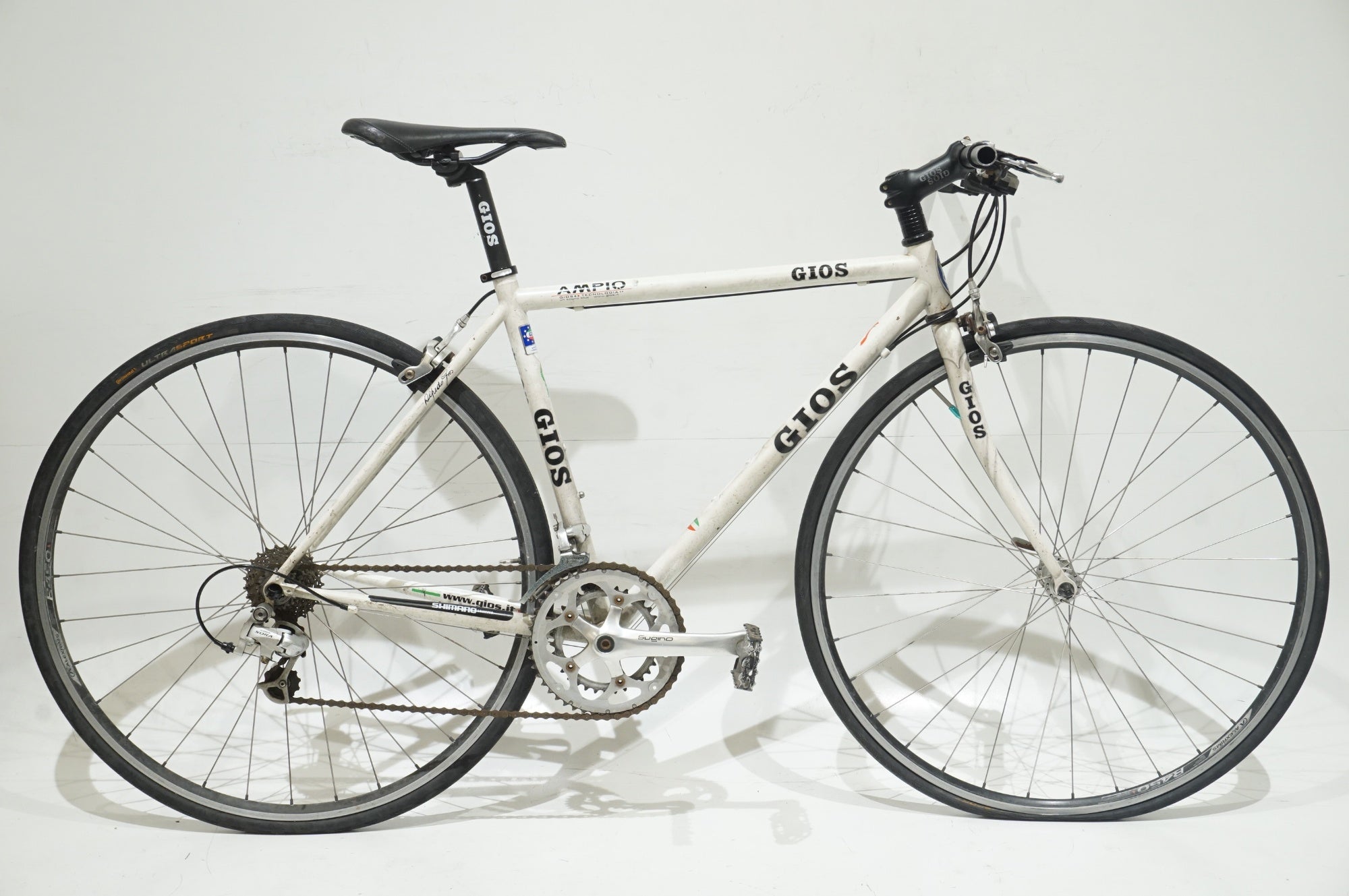 GIOS クロスバイク AMPIO ホワイト １８段変速 700c　引取専用 ジャンク GIOS 「ジオス」 AMPIO 2011年頃 クロスバイク / 浜松店