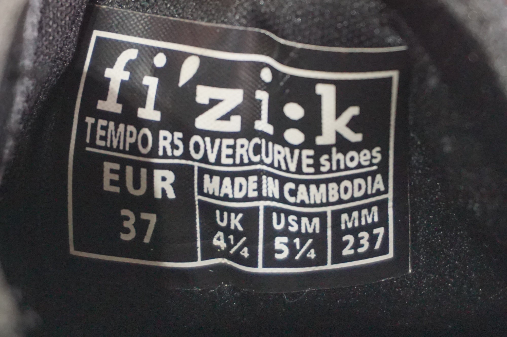 FIZIK 「フィジーク」 TEMPO R5 OVERCURVE 23.7cm シューズ / AKIBA店