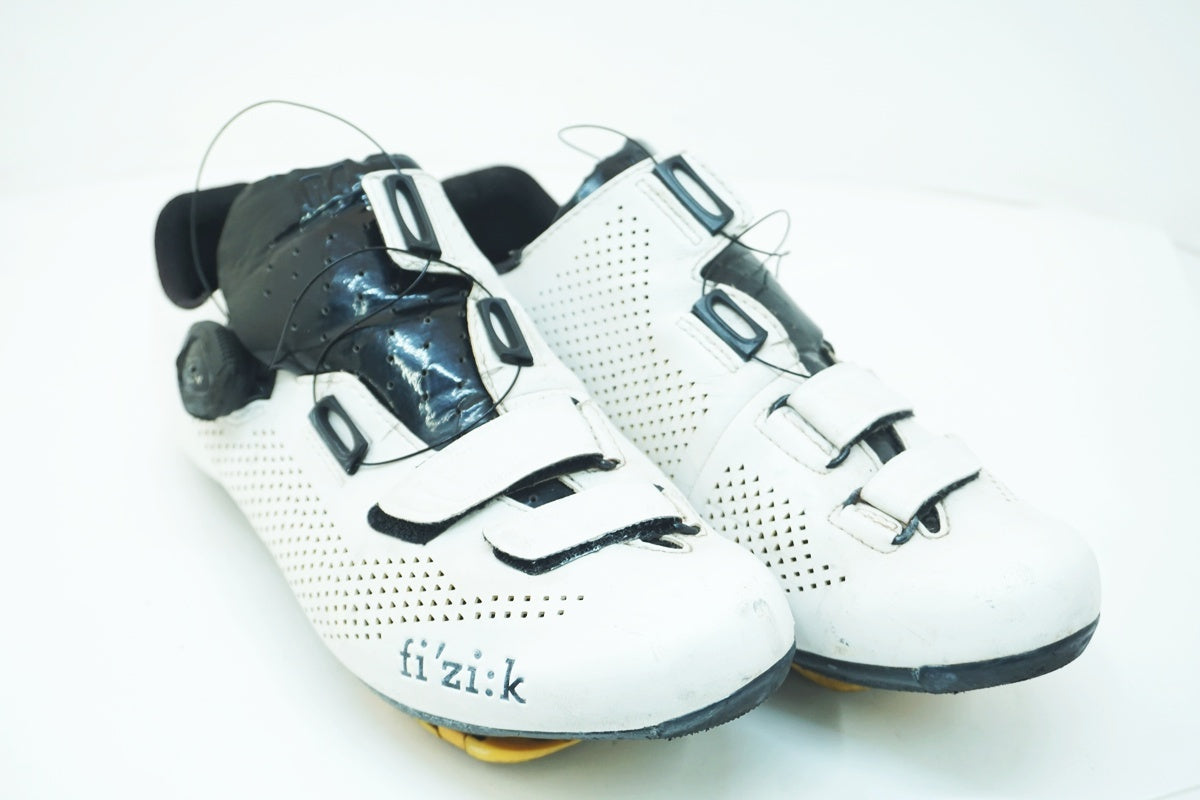 Fizik 自転車用シューズ ホワイト/ブラック ベルクロ EU 43 FIZIK 「フィジーク」 R4 25.7cm シューズ / 大阪美原北インター店