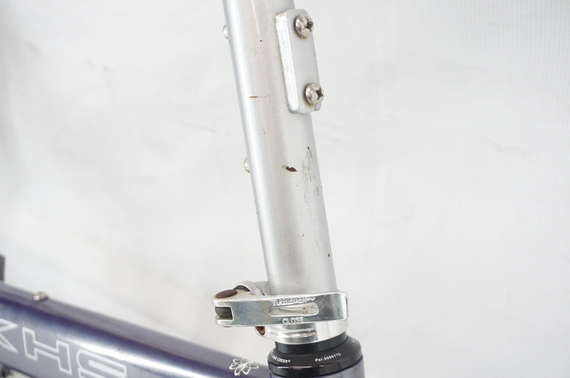 ジャンク KHS 「ケーエイチエス」 F20-R 年式不明 折り畳み自転車 フレームセット / 阪急塚口店