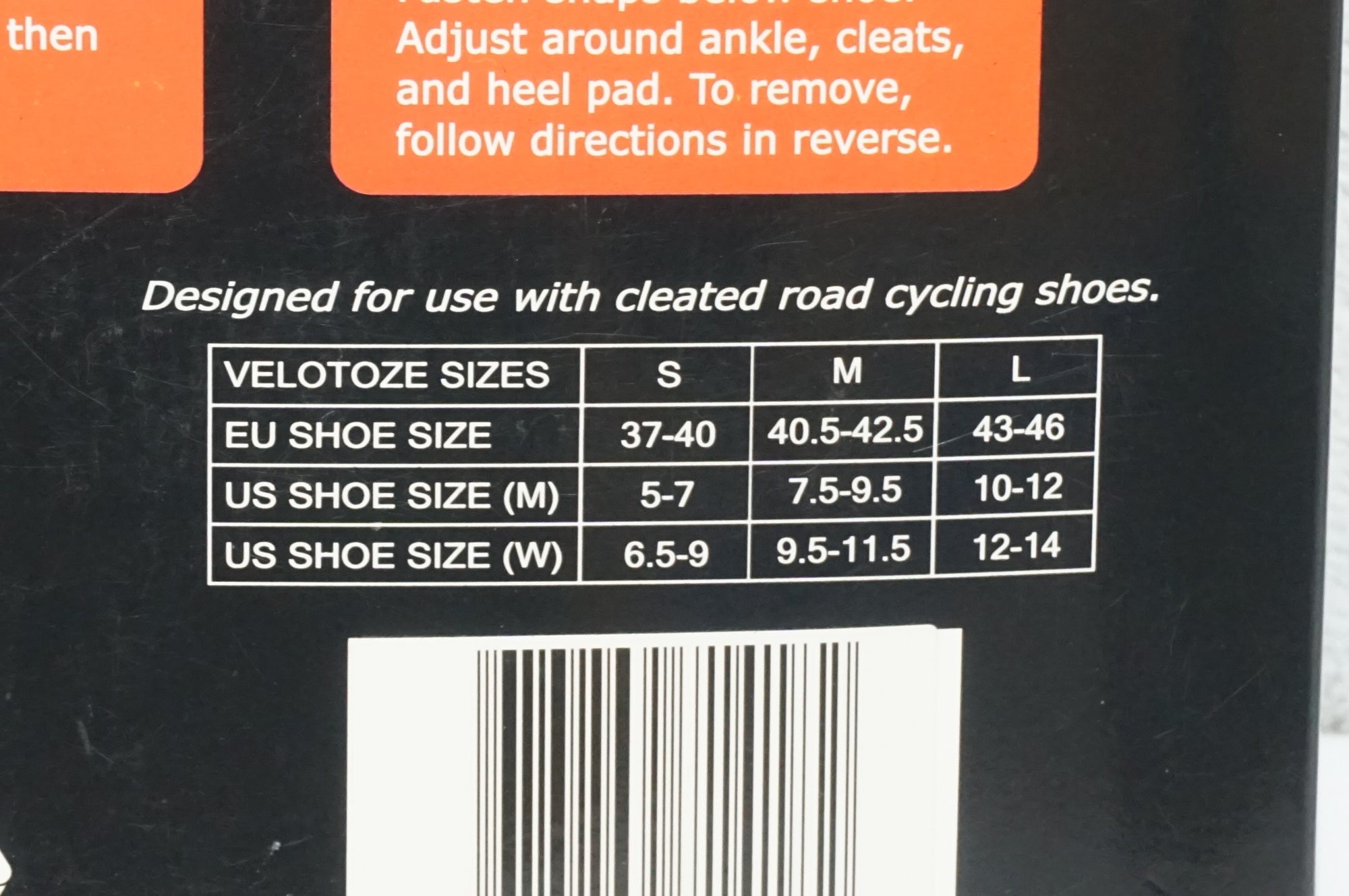 VELOTOZE 「ヴェロトーゼ」 Sサイズ シューズカバー / 大宮店