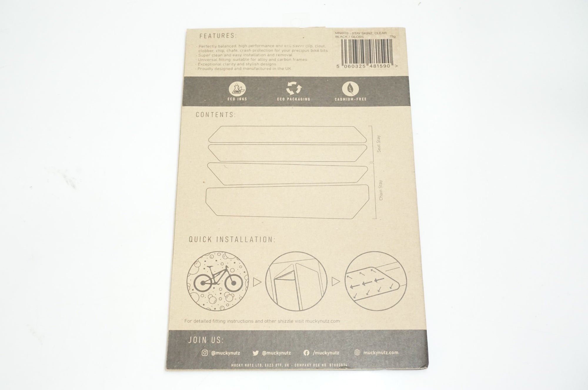 MUCKY NUTZ 「マッキーナッツ」 SKINZ STAY PROTECTION フレームプロテクター / 大宮店