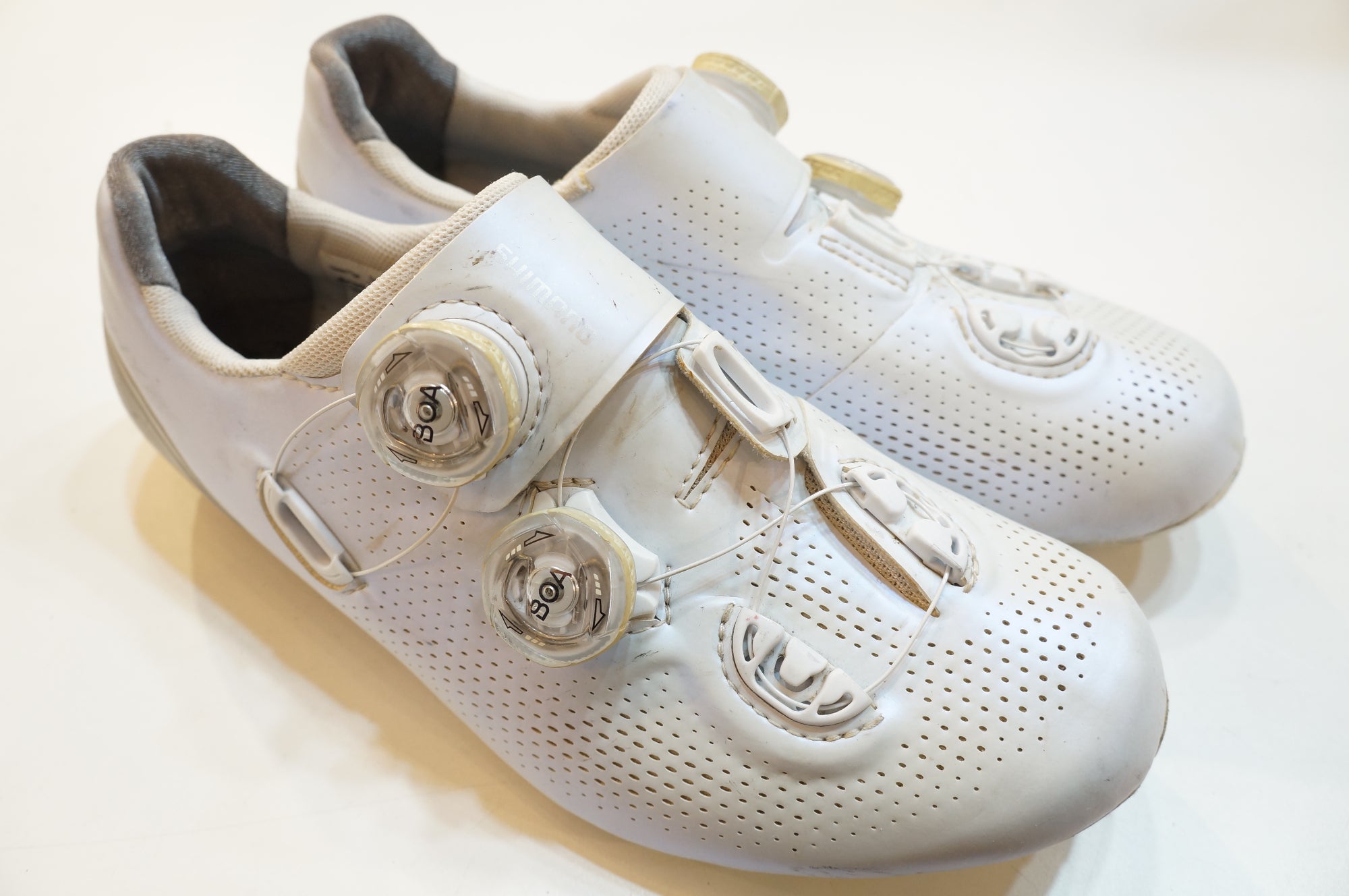 Shimano S-Phyre 自転車用シューズ ホワイト SHIMANO 「シマノ」 S-PHYRE SHRC901M 23.8cm シューズ / バイチャリ