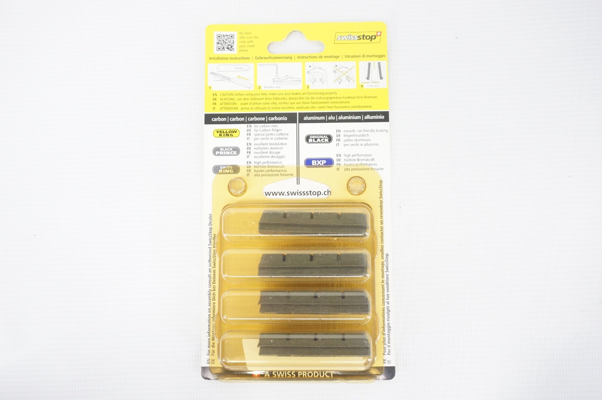 SWISS STOP 「スイスストップ」 ORIGINAL PRINCE RACE 2011 PRO アルミリム用 ブレーキシュー / 阪急塚口店