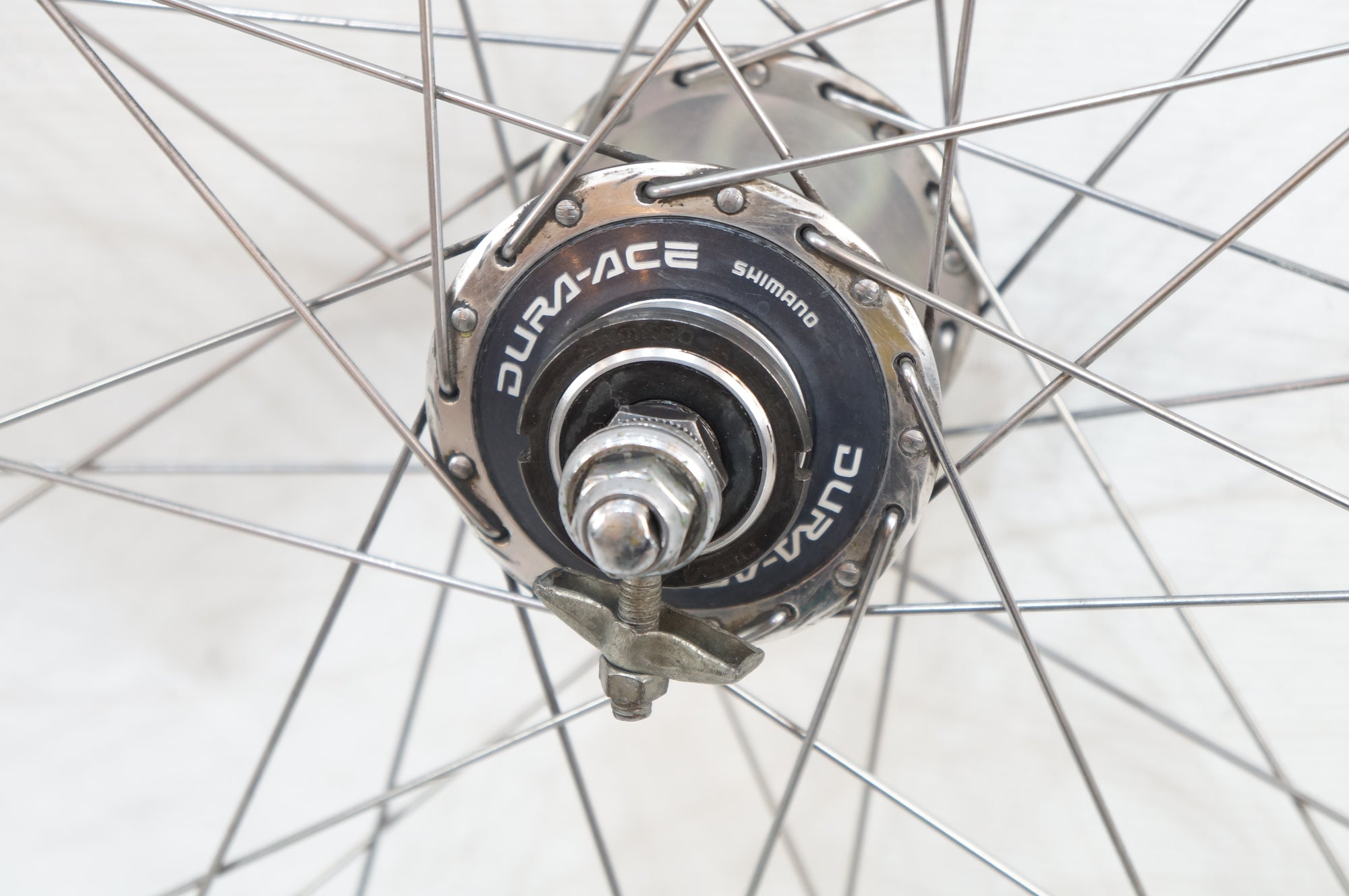 SHIMANO 「シマノ」 DURA-ACE HB-7600 ARAYA SUPER HARD ANODIzED 手組ホイールセット / バイチャリ浦和ベース