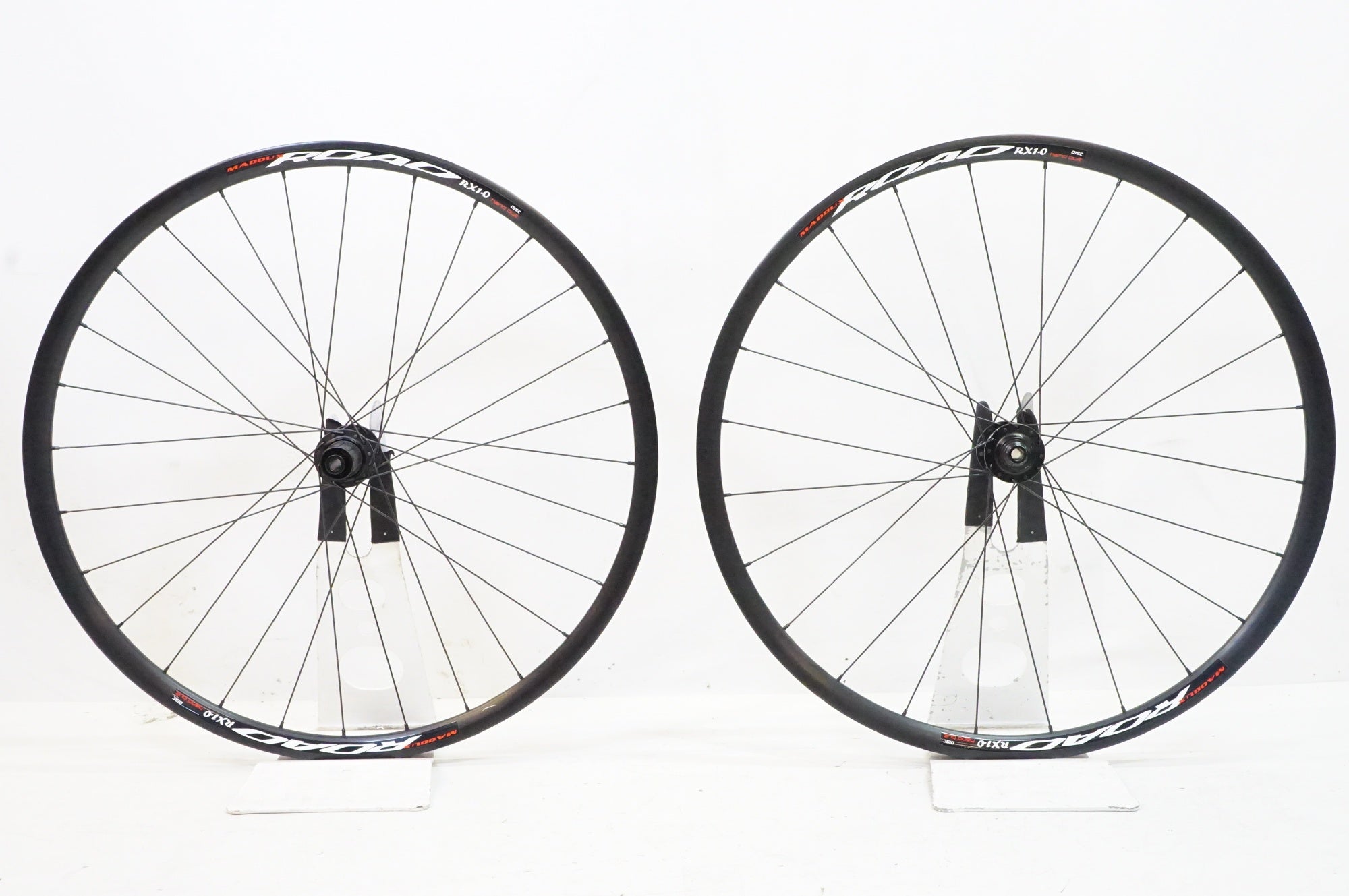 馬*ー様 MADDUX ロード用　完組ホイール 前後セット　700c used MADDUX 「マダックス」 ROAD RX1,0 DISC HAND BUILT シマノ11速