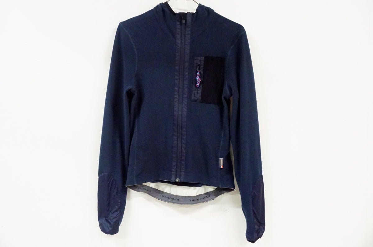 CAFE DU CYCLISTE 「カフェドシクリステ」 裏起毛フード付き Sサイズ