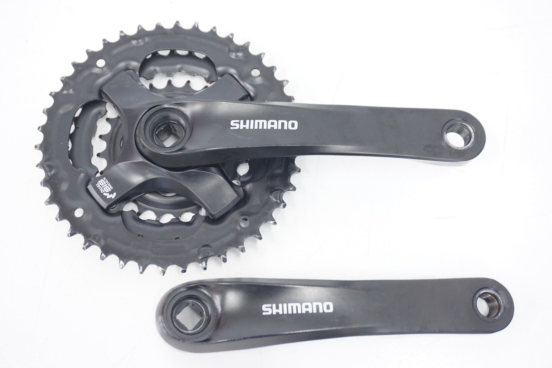 クランク パーツ 自転車 Shimano Tourney FC-TY501 Crankset - 175mm