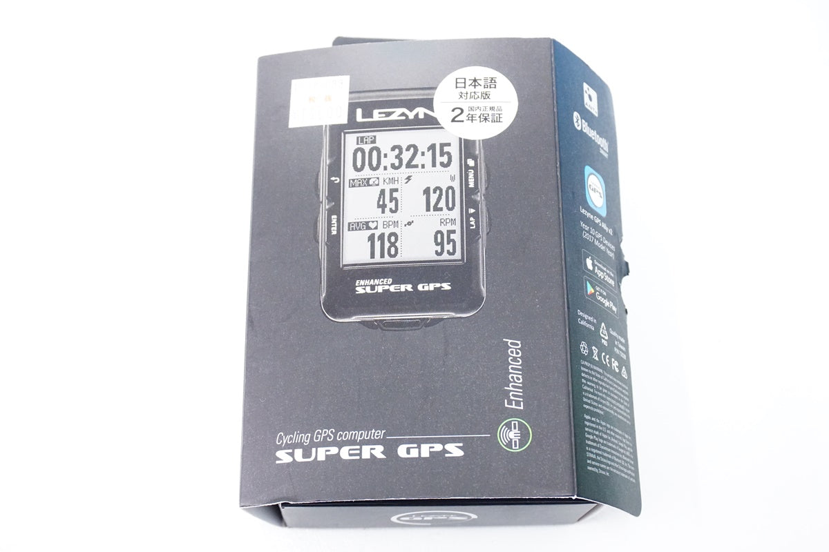 LEZYNE「レザイン」 ENHANCED SUPER GPS サイクルコンピューター / 浜松店