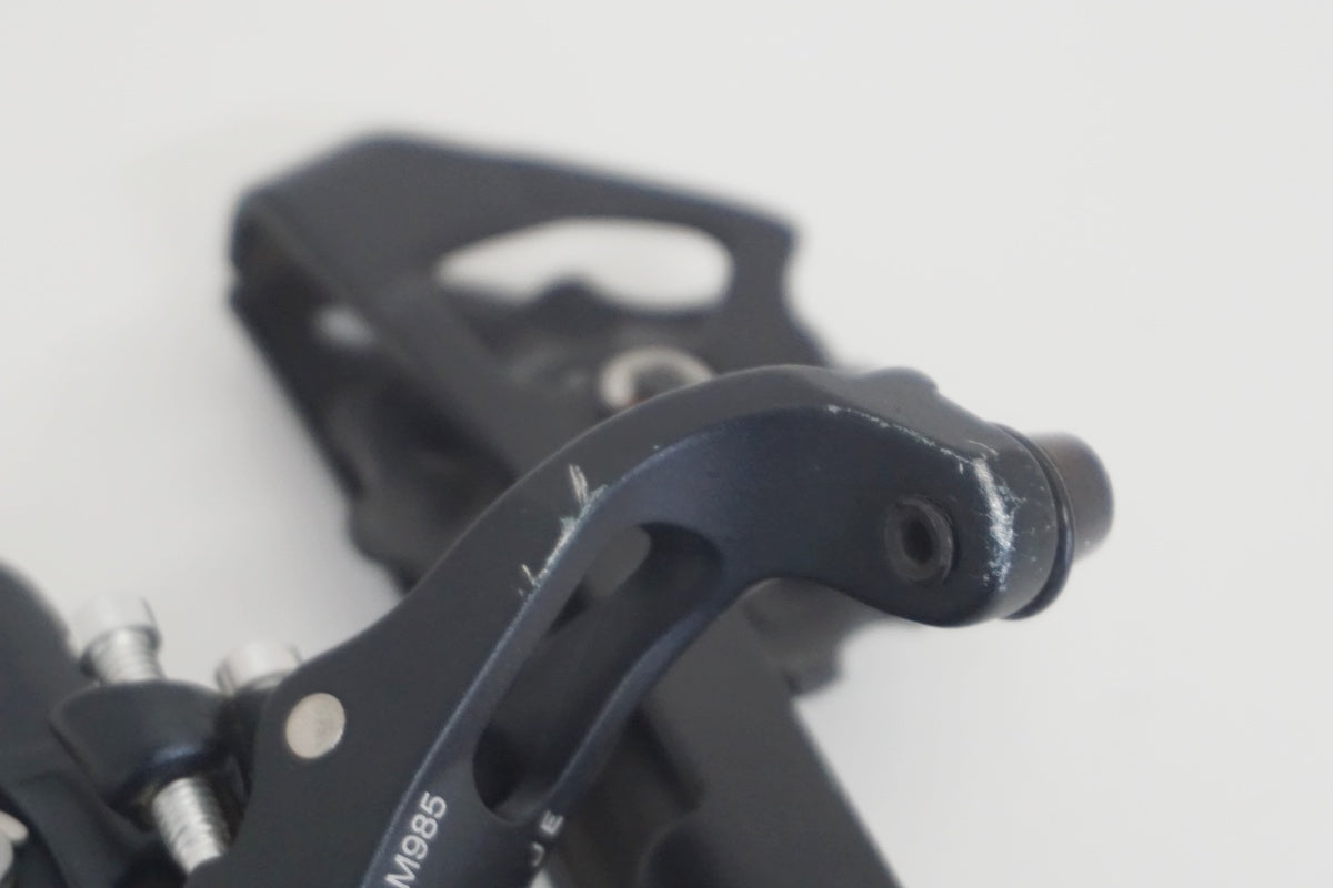 取引場所 南観音 K2209-827 自転車 黒②  SHIMANO 5段変速【インチ不明、全体的に汚れ・サビ、文字書き込みあり、現状渡し】 SHIMANO 「シマノ」 XTR RD-M985 リアディレイラー / 京都八幡店