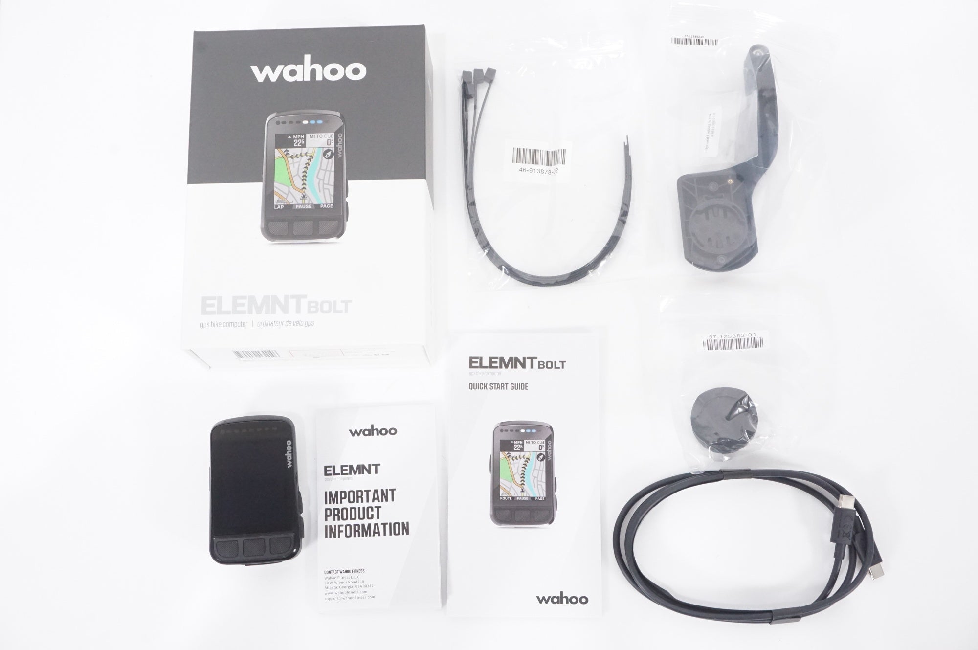 WAHOO 「ワフー」 ELEMNT BOLT サイクルコンピューター / AKIBA店