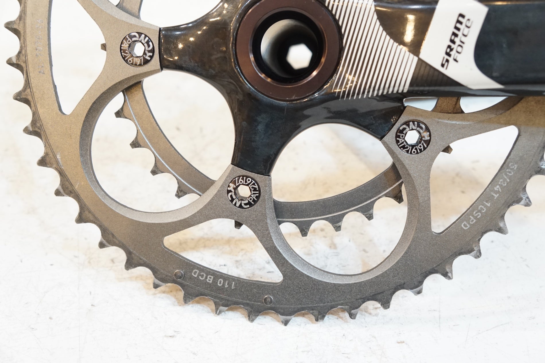 ご*お様 スラムフォース170mm クランクアーム SRAM 「スラム」 FORCE 170mm BB30 50-34T 110mm クランク