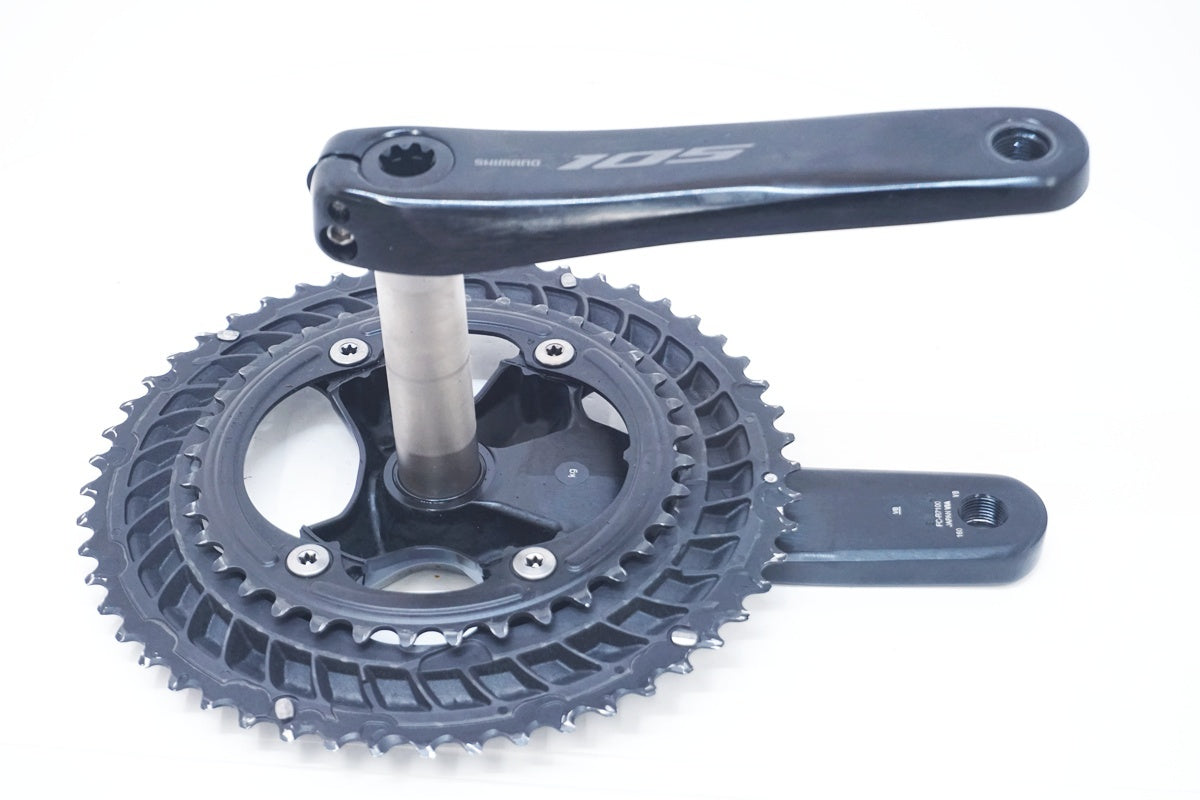 Shimano 105 FC-R7100クランクセット 52-36T 160mm Shimano 105 FC-R7100クランクセット 52-36T 160mm