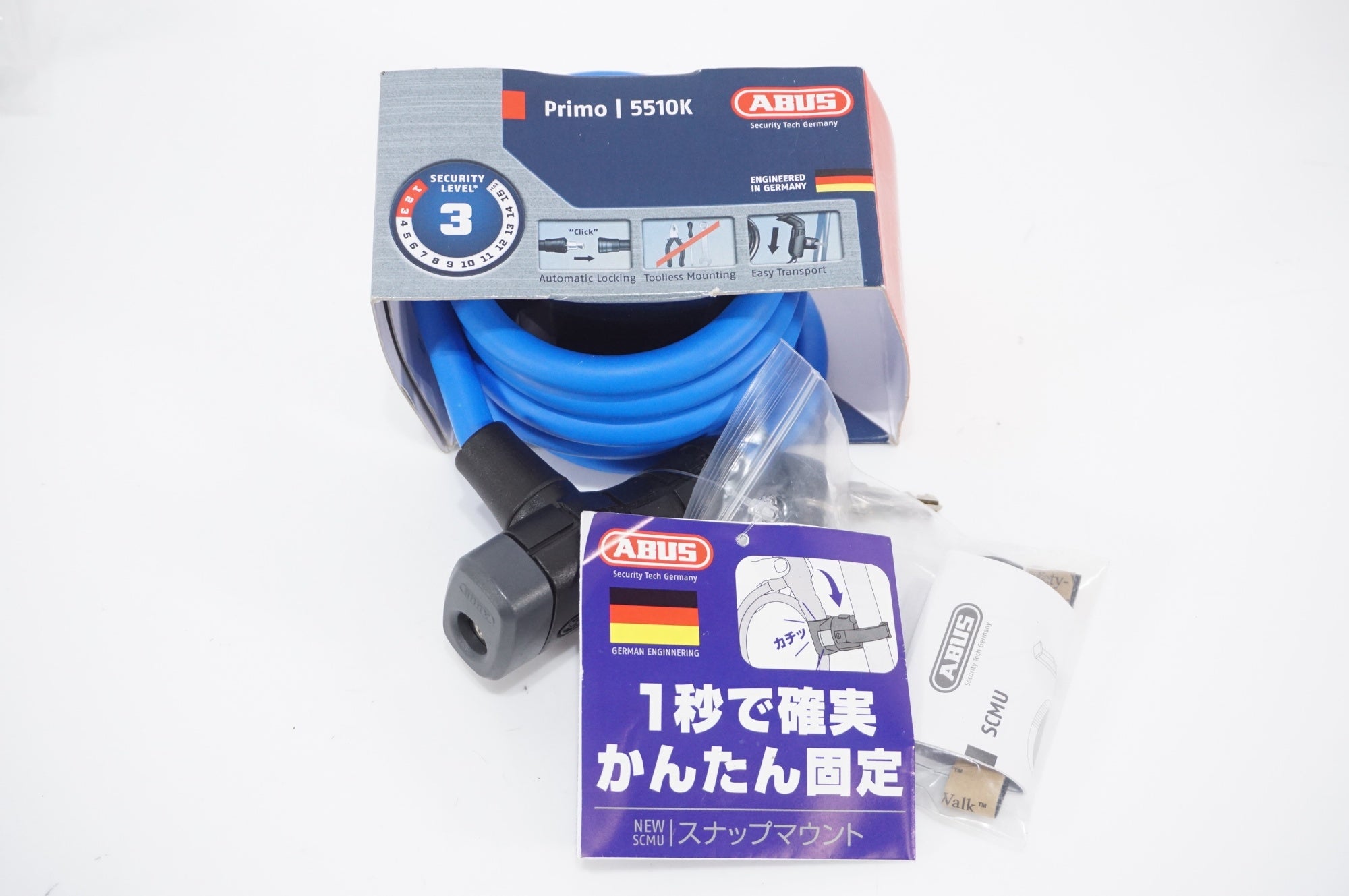 ABUS 「アブス」 PRIMO 5510K ワイヤーロック / AKIBA店 ｜ バイチャリ