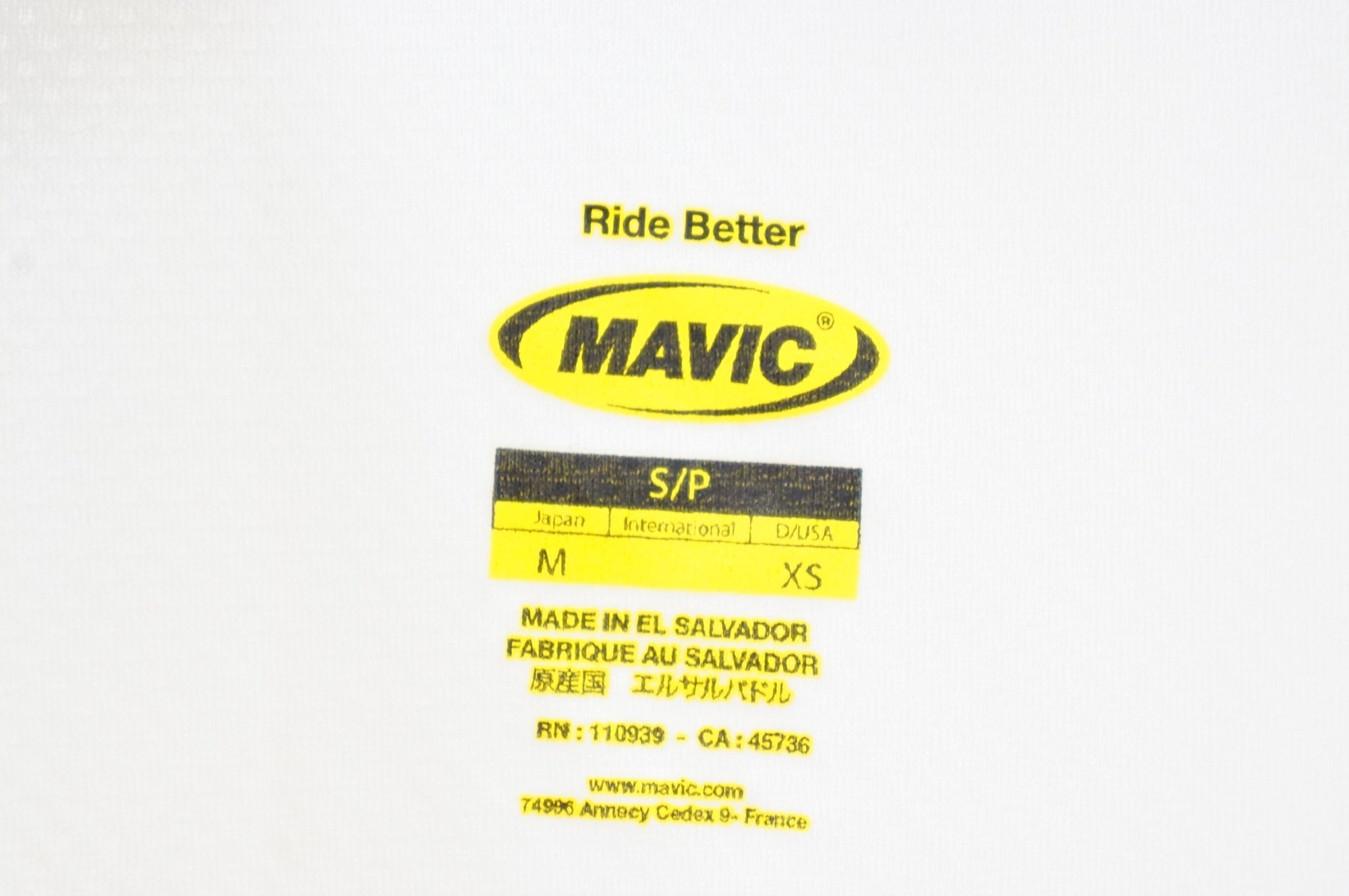 MAVIC 「マヴィック」 Mサイズ ジャージ / 熊谷本店