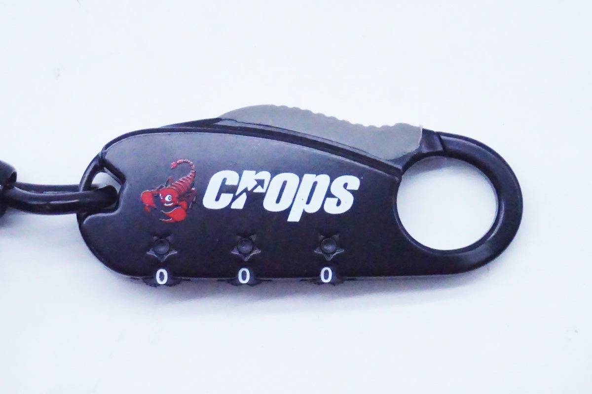 CROPS「クロップス」 ダイヤル式 ワイヤーロック/ 京都西院店
