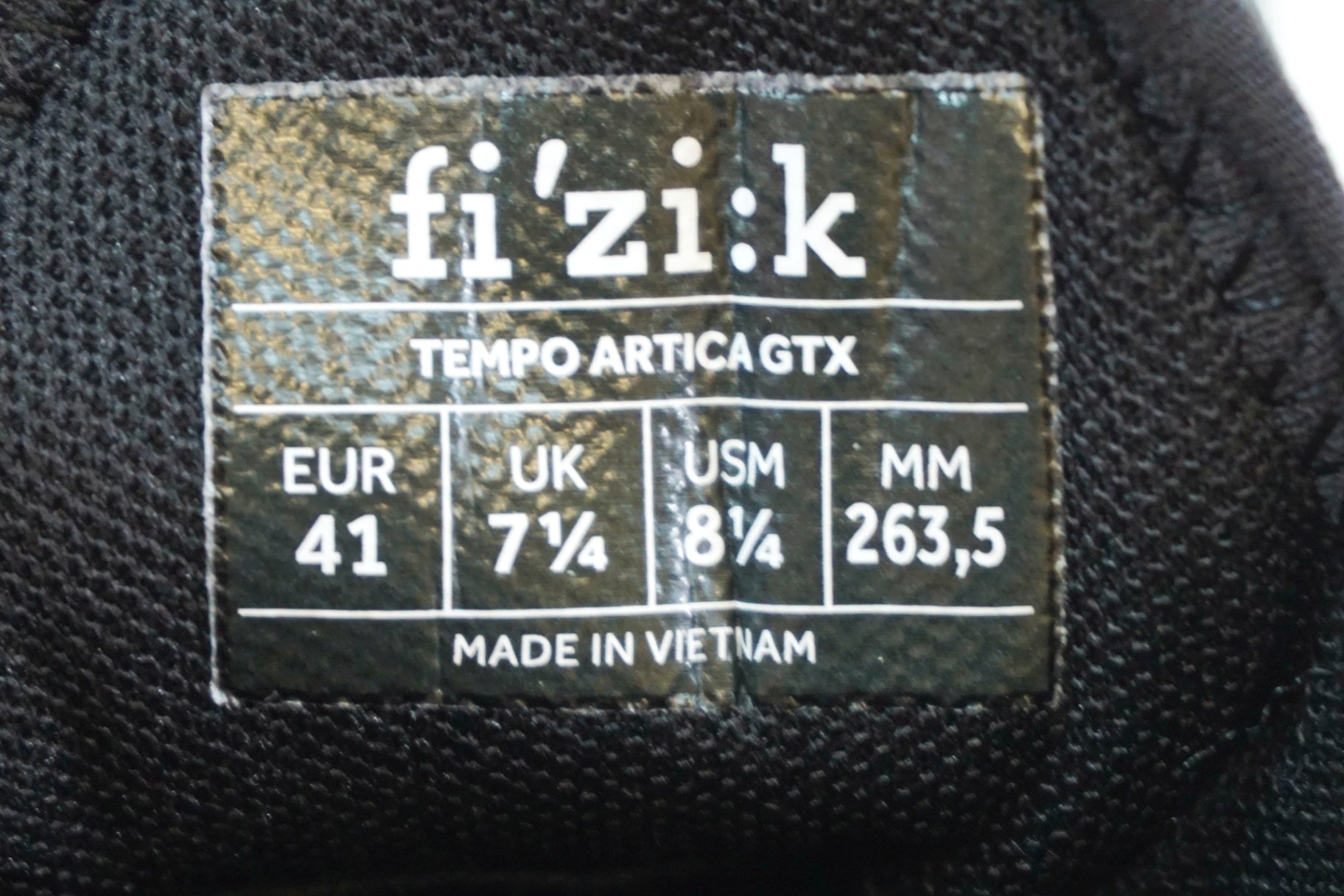 FIZIK 「フィジーク」 TEMPO ARTICA GTX 26.35cm シューズ / 有明
