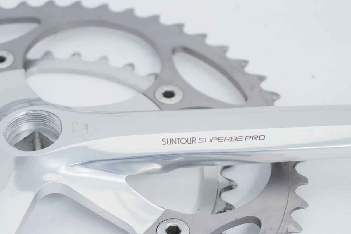 SUNTOUR 「サンツアー」 SUPERBE PRO 52-38T 165mm クランクセット / 京都八幡店