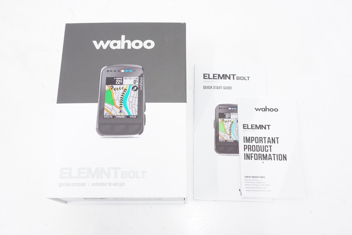 WAHOO「ワフー」ELEMNT BOLT WFCC5 サイクルコンピューター / 浜松店