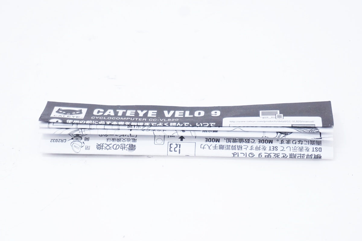 CATEYE 「キャットアイ」 VELO9 サイクルコンピューター  / 大阪美原北インター店