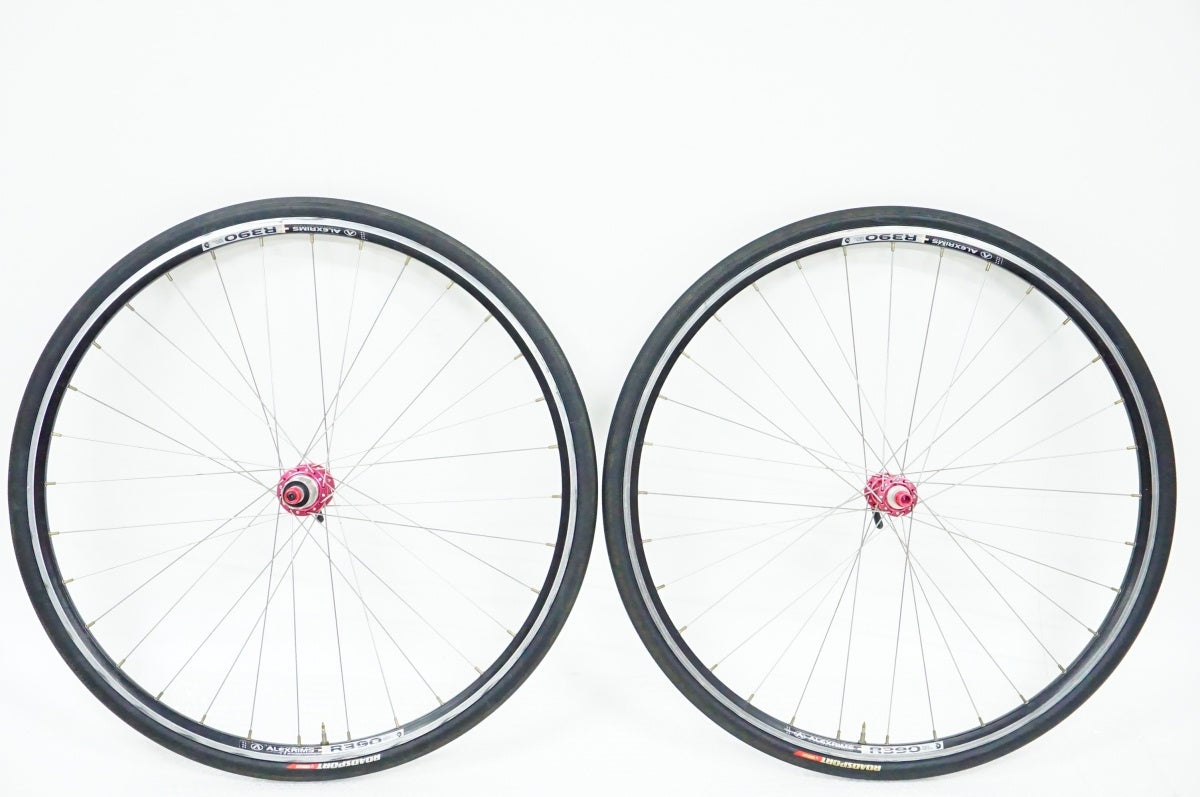 ALEXRIMS R390 完組ホイールセット 2本 ALEXRIMS 「アレックスリム」 R390リム NOVATECハブ シマノ10速