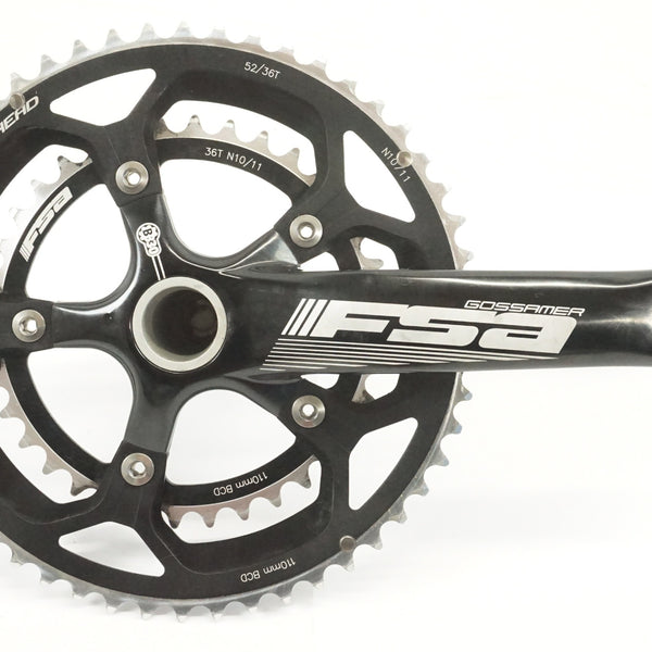 FSA 「エフエスエー」 GOSSAMER BB30 52-36T 172.5mm クランク FSA 「エフエスエー」 GOSSAMER BB30 52-36T 172.5mm クランク