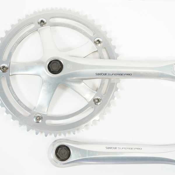 SUNTOUR 「サンツアー」 SUPERBE PRO 45T厚歯 165mm クランクセット