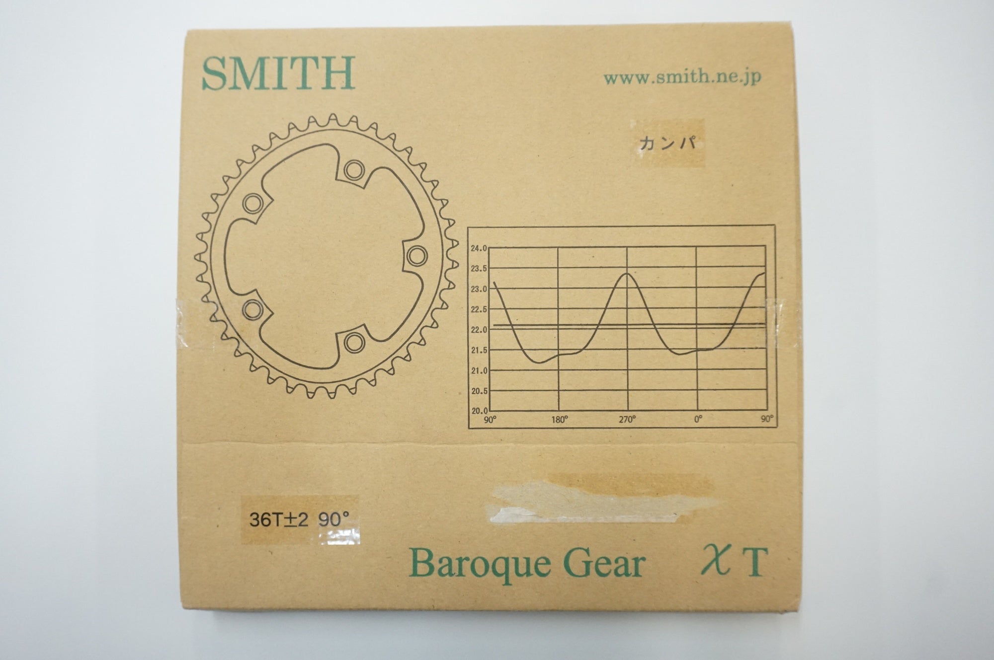 SMITH 「スミス」 BAROQUE GEAR 36T+2 90° チェーンリング / 福岡店