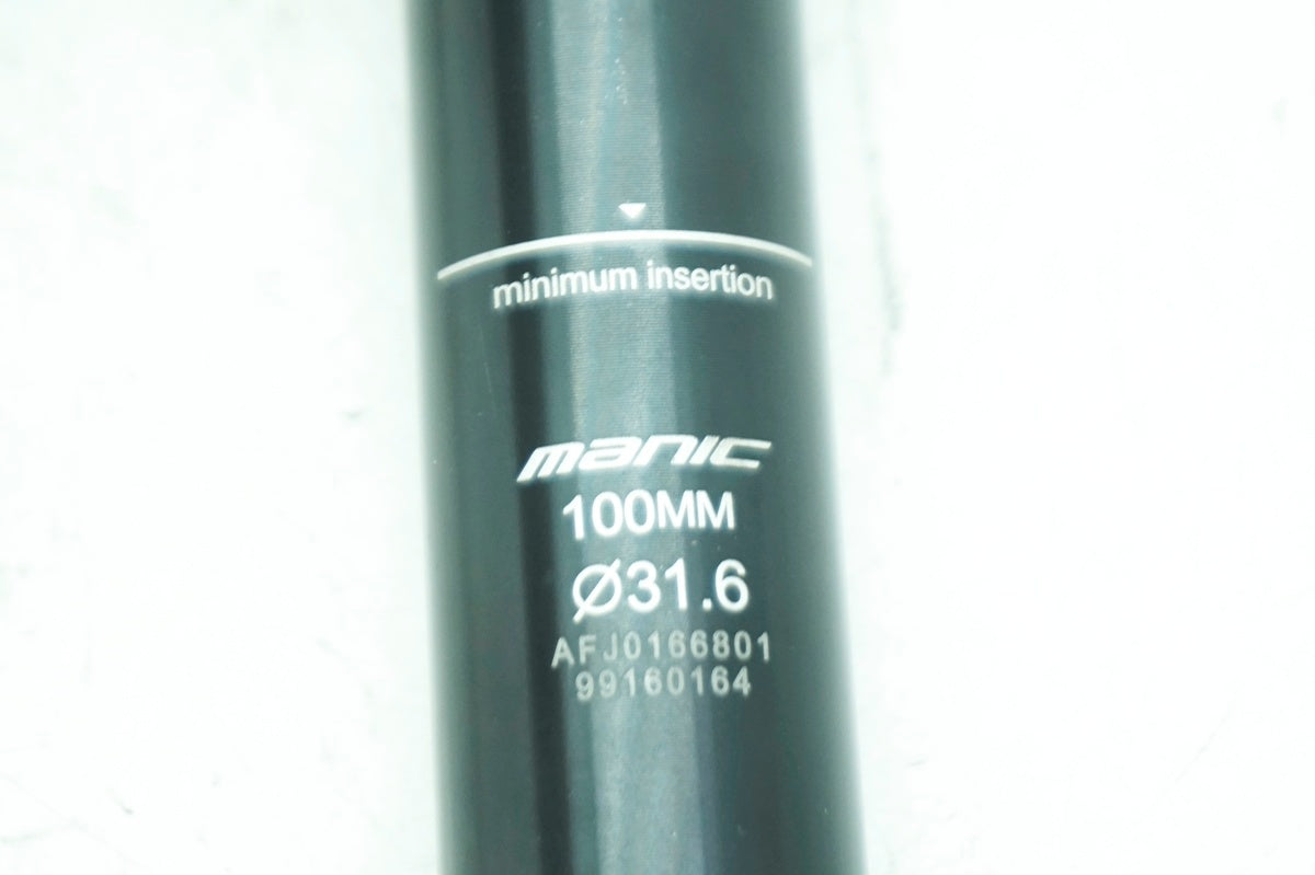 X-FUSION 「エックスフュージョン」 MANIC Φ31.6 125mm ドロッパーシートポスト / 大阪門真店