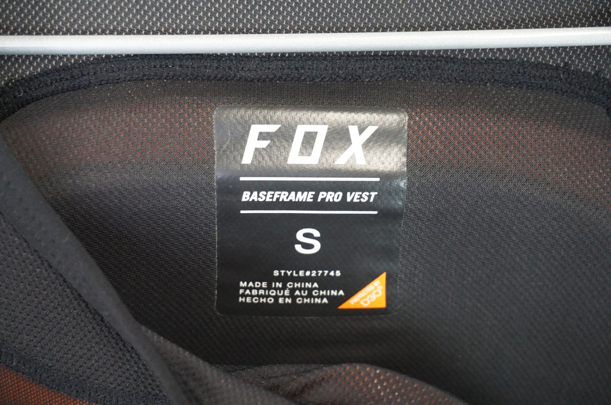 FOX 「フォックス」 BASEFRAME PRO サイズS ベスト / 宇都宮店
