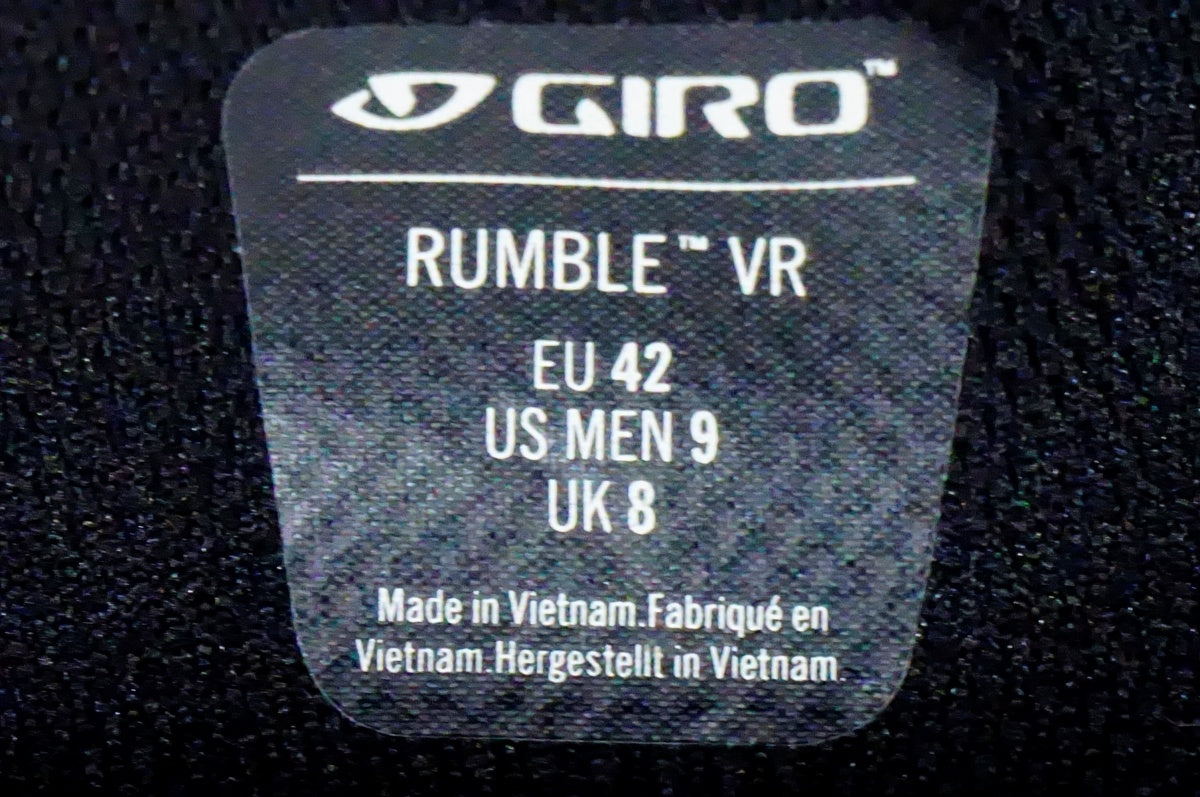 GIRO 「ジロ」 RUMBLE VR 42 シューズ  / 名古屋大須店
