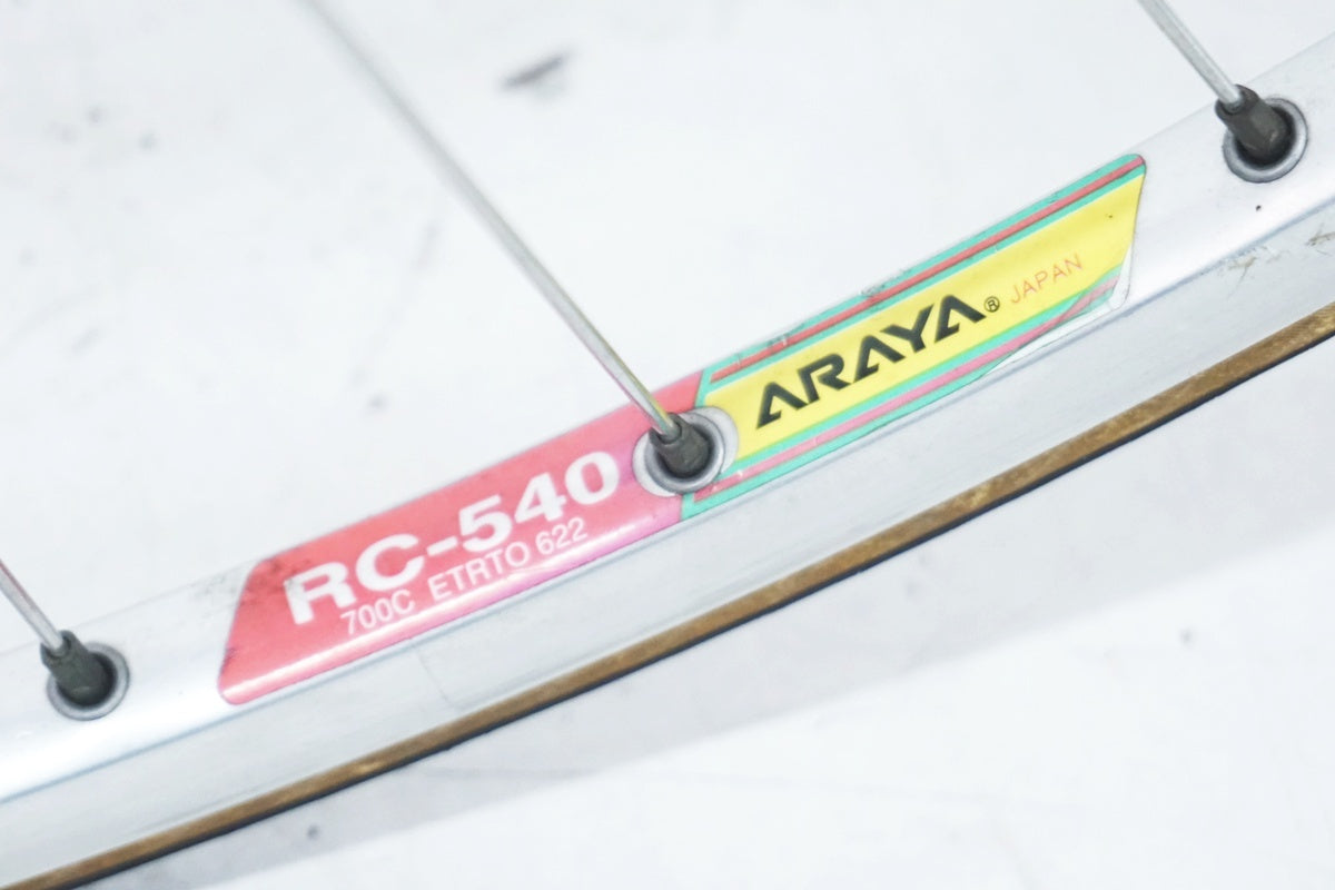 SHIMANO 「シマノ」 DURA-ACE 7400ハブ ARAYA RC-540リム シマノ7速