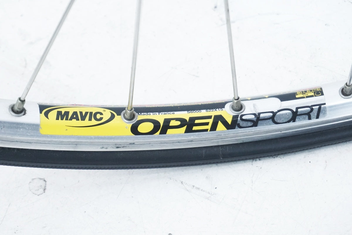 MAVIC OPEN SPORT×HB-7600 NJS ピスト ホイールセット SHIMANO 「シマノ」 HB-7600 ハブ/MAVIC OPEN SPORT リム フロント