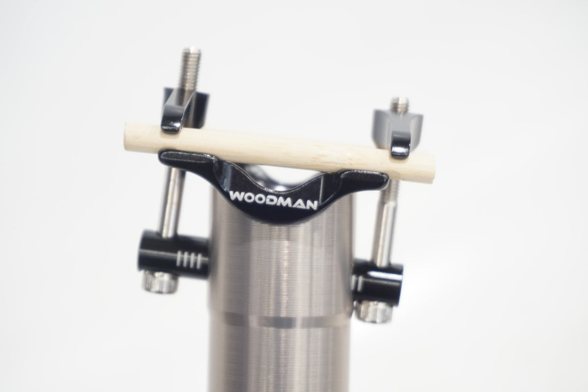 WOODMAN brompton ブロンプトン用 シートポスト ブラック 中古 ブロンプトンをもっと軽く、もっとスタイリッシュに】WOODMAN