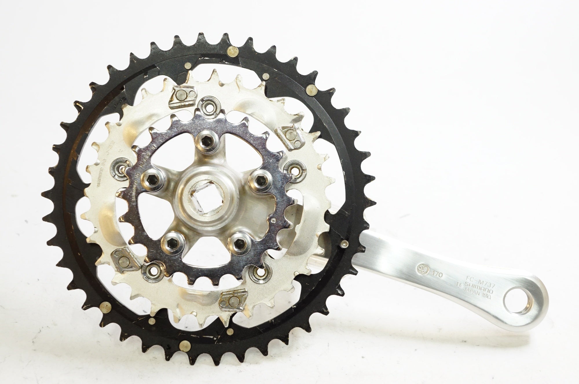 SHIMANO 「シマノ」 DEORE XT FC-M737 42-32-22T 170mm クランク