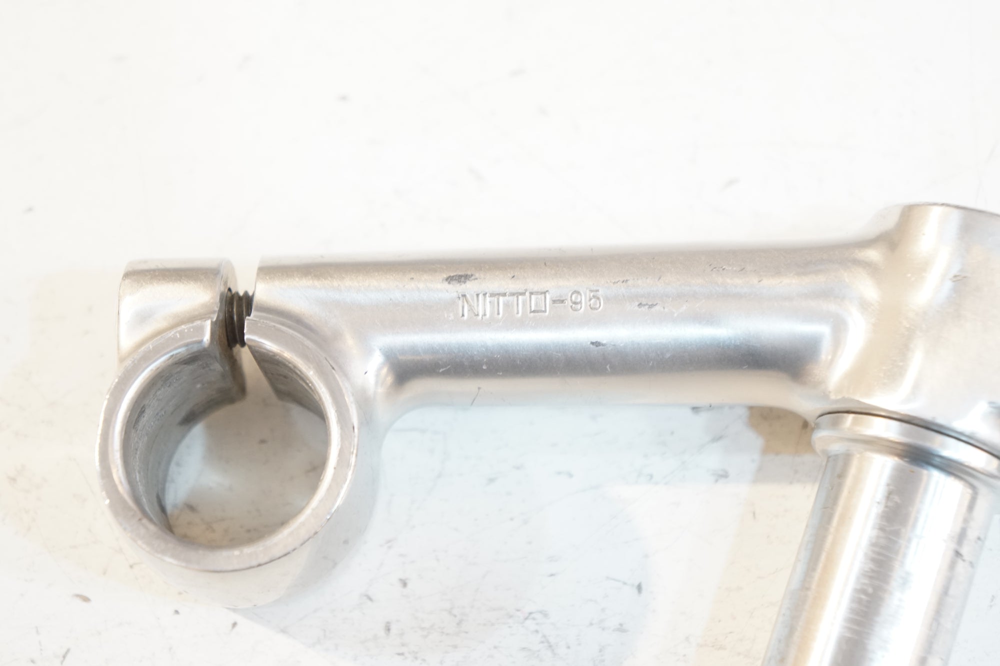 NITTO 「ニットー」 NJS 天返し 95mm φ25.4 ステム / バイチャリ浦和ベース