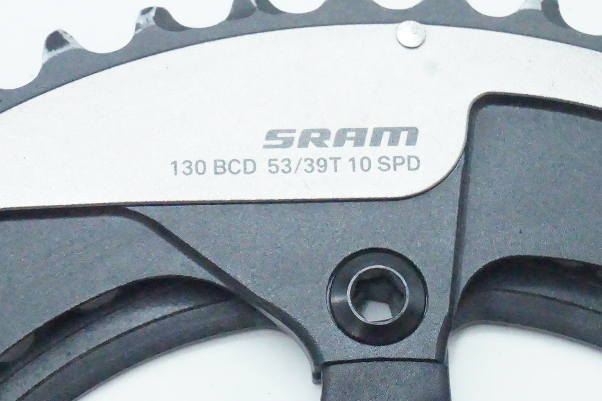SRAM「スラム」 POWERGLIDE 10s チェーンリング 53-39T/ 京都西院店