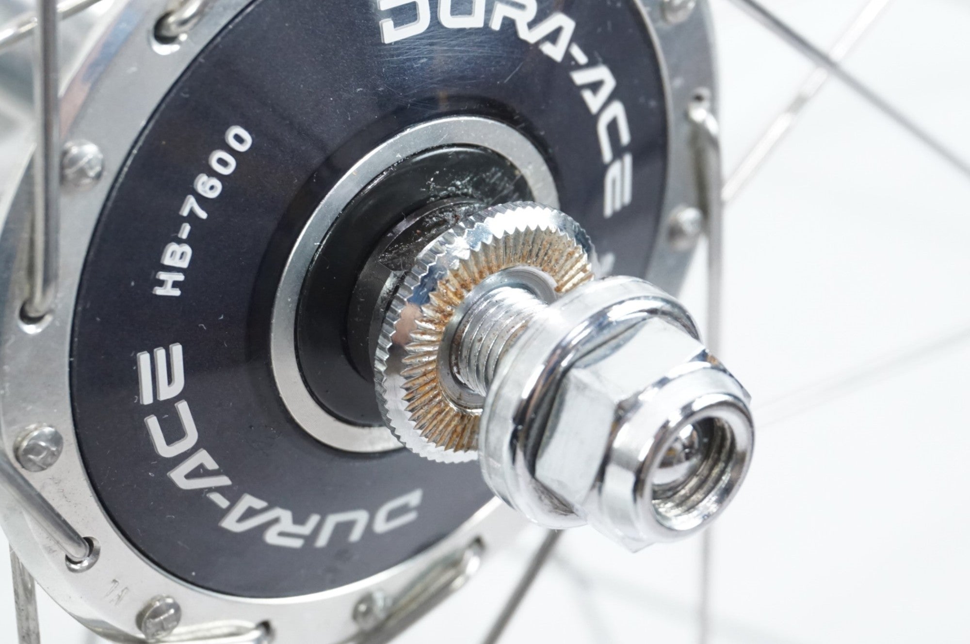 SHIMANO 「シマノ」 DURA-ACE HB-7600 / ARAYA 16B RED シングル 手組 ホイールセット / 中目黒店