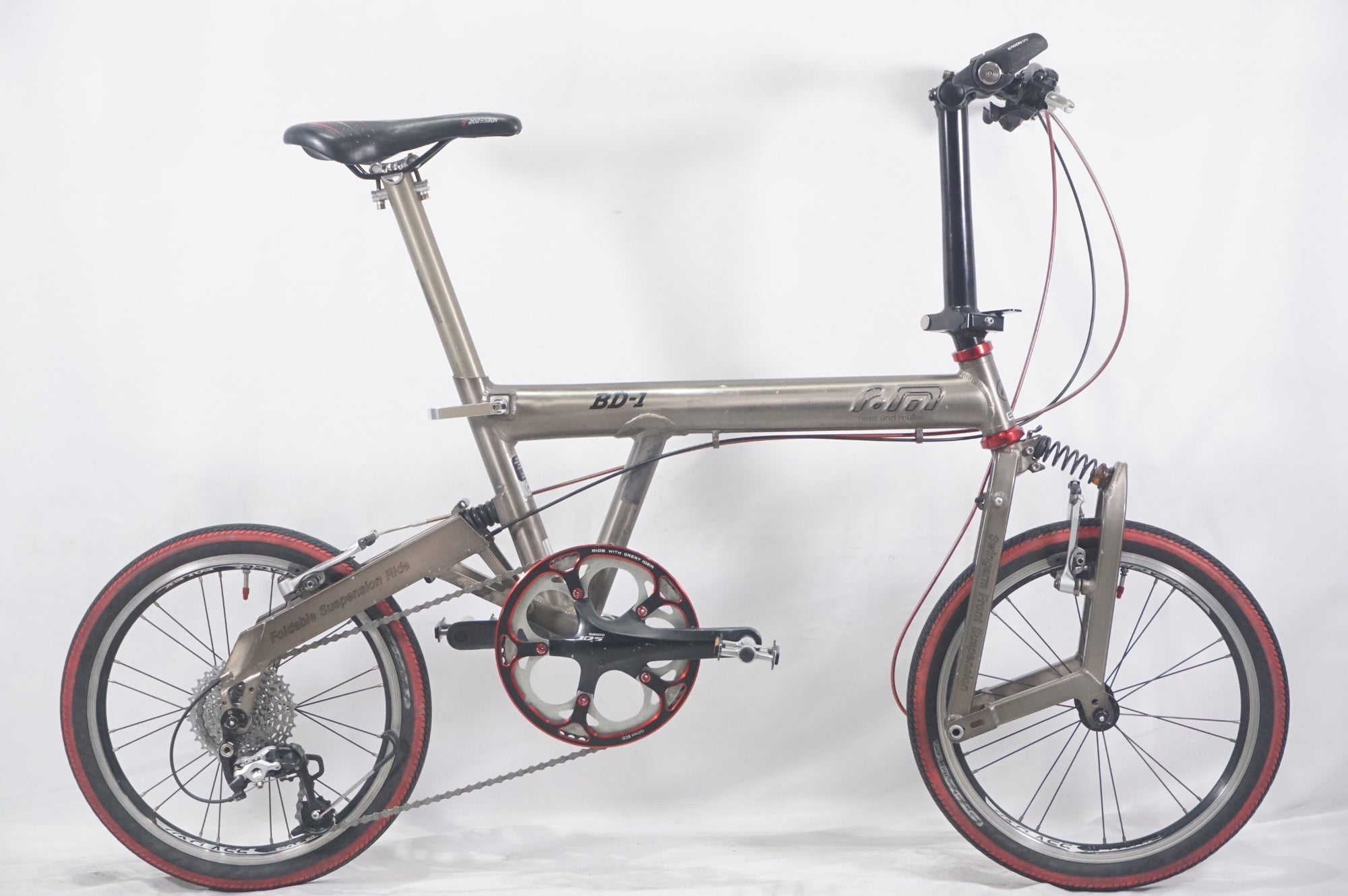 R&M 「ライズアンドミューラー」 BD-1 カスタム 2005年モデル 18インチ 折り畳み自転車 / バイチャリ浦和ベース