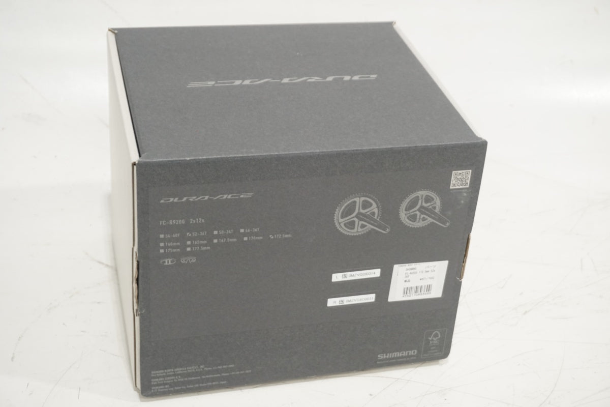 SHIMANO 「シマノ」 DURA ACE FC-R9200 52-36T 172.5mm クランク