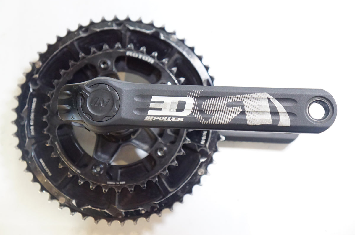 ROTOR 「ローター」 3D30 IN POWER 52-36T 170mm 片側パワーメーター付き クランクセット / 熊谷本店